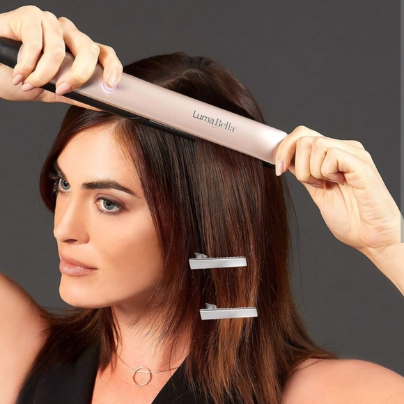 Sephora Other - Lumabella 1 inch keratin dual touch hair Styler Straightener Pink Tested Working